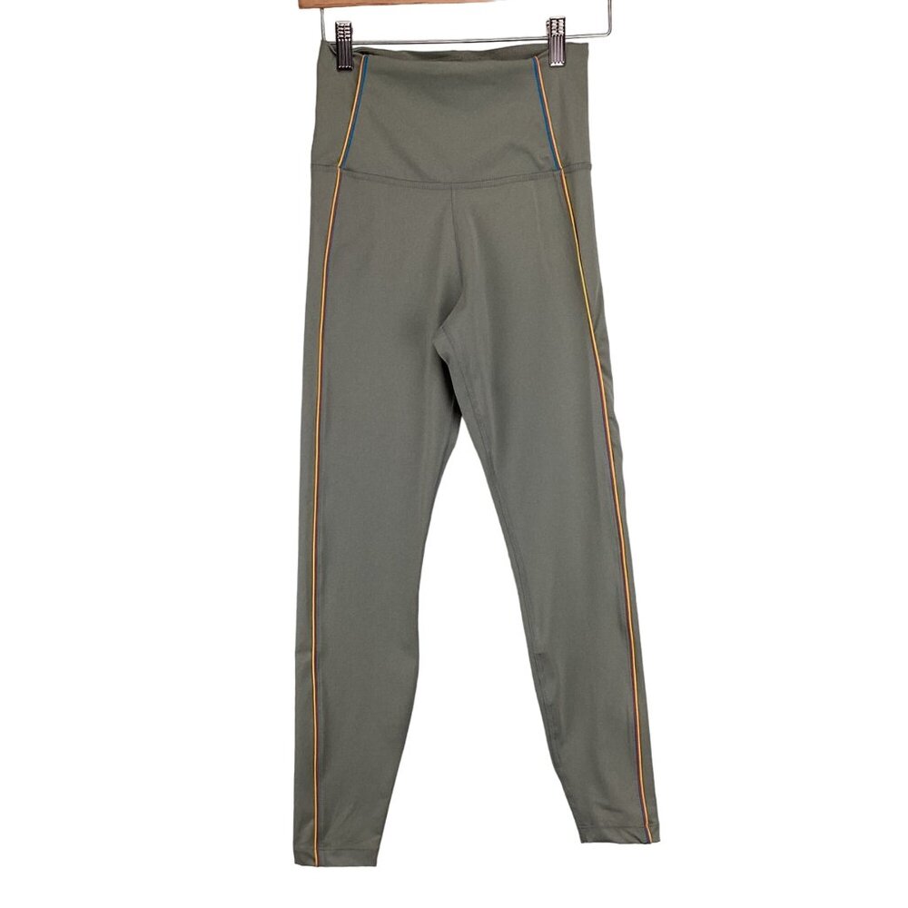 Nike Womens‎ Dri-Fit High-Waisted Leggings Size Small Rainbow Stitching
